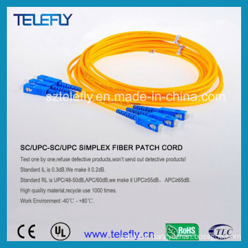 Sc Fiber Optic Jumper, Sc Jumper Cable